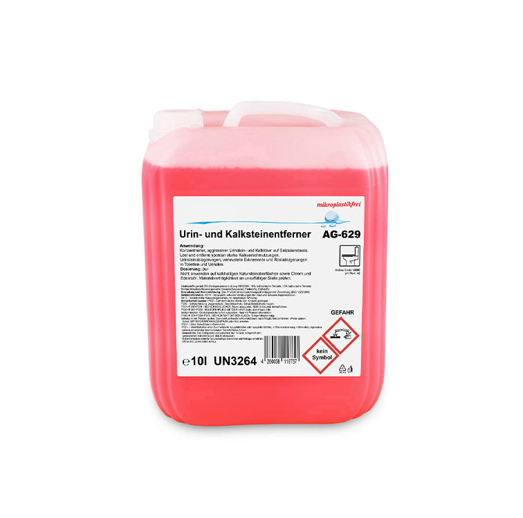 Urin- und Kalksteinentferner, rot, pH-Wert <2, 10 Liter