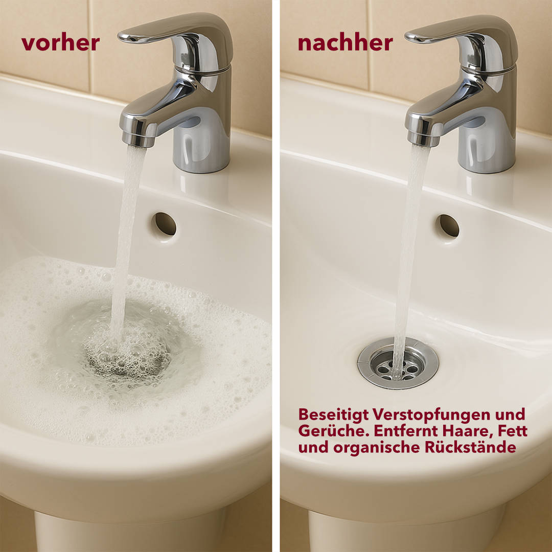 Rohr- und Abflussreiniger, beseitigt Gerüche und Verstopfungen, pH > 12, 10 Liter
