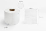 Toilettenpapier, 2-lagig, Zellstoff weiss, 8 x 8 Rollen à 250 Blatt