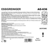 Essigreiniger, grün, pH <3, 12 Flaschen x 1 Liter