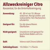 Allzweckreiniger, gelb Citro, ph 10-11, 10 Liter