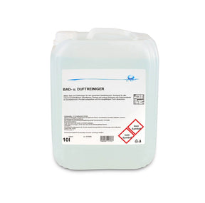 Ein Badreiniger, welcher einen angenehmen und anhaltenden Duft hinterlässt. Bidon à 10 Liter. pH-Wert von 3.