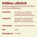 Fettlöser, 10 Liter, pH 13