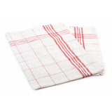 Geschirrtuch 50x70 cm, rot, 100% Baumwolle, 28 x 10 Stück
