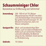 Schaumreiniger Chlor, pH-Wert 13, 10 Liter