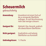 Scheuermilch, fettlösend, Ph 8-9, 12 x 1 Liter Flasche