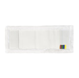 Mikrofaser Wischmopp , weiss, für 40 cm Breite, 50 Stück